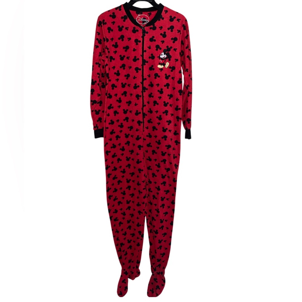 Disney • All-Over Mickey Silhouette • Footie Sleeper